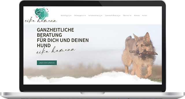 Webseite Hundeschule Eika Hamann