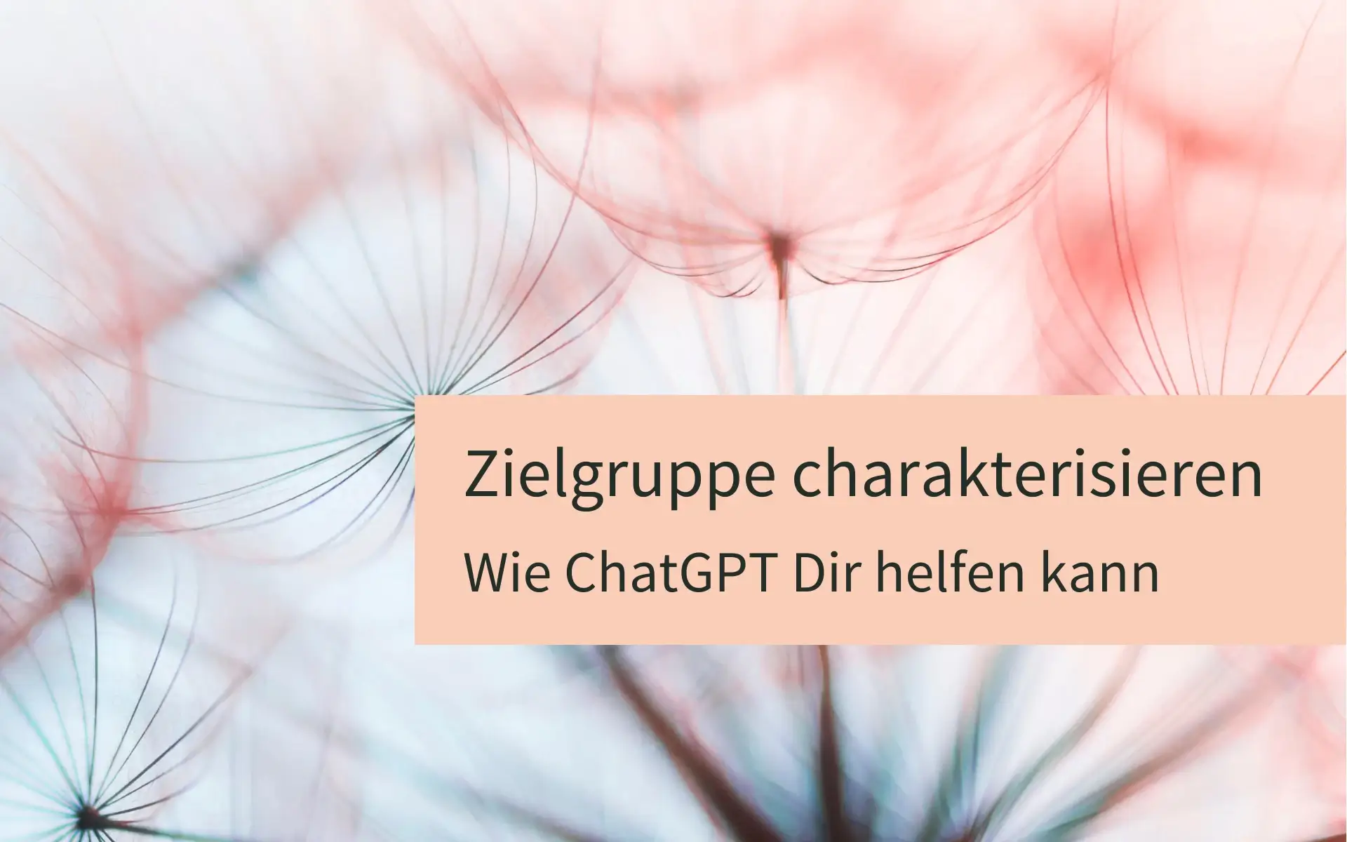 Zielgruppe charakterisieren mit ChatGPT