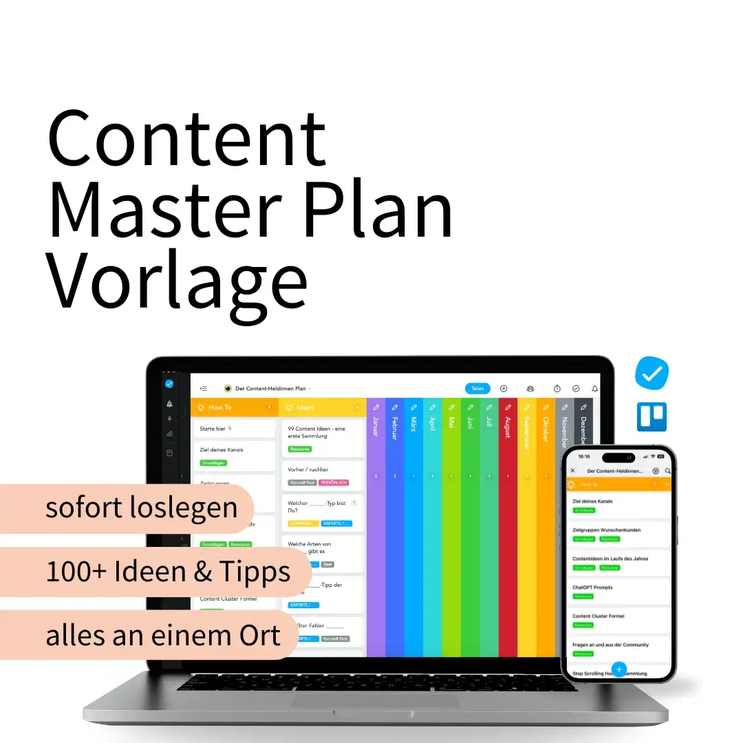 Contentplan Vorlage