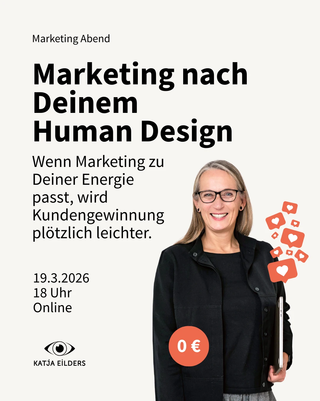 Marketing nach Human Design - Marketingabend - Termine