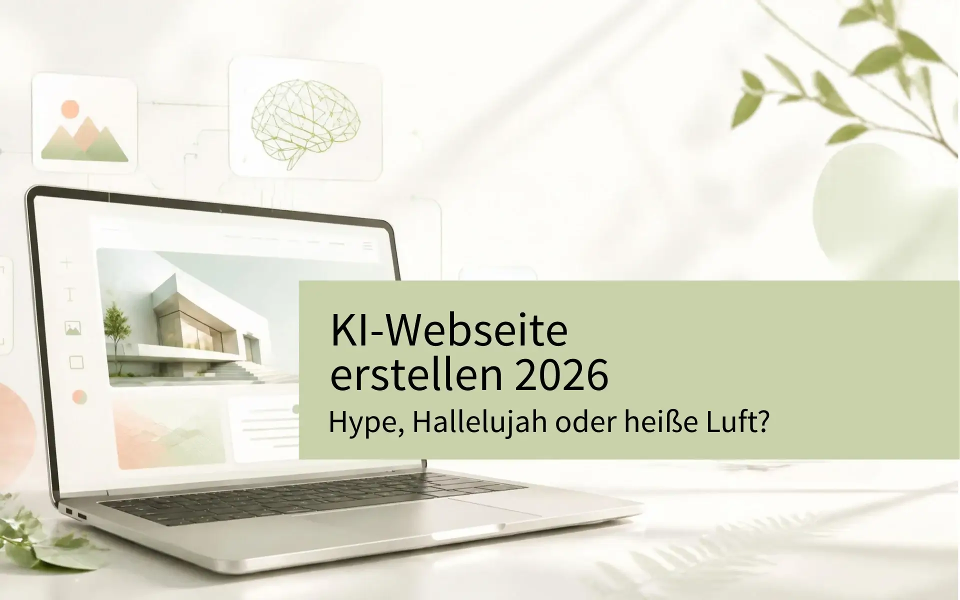 KI-Webseite erstellen 2026 Hype, Hallelujah oder heiße Luft?